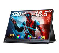 UPERFECT Écran portable 18,5 pouces 1080P Full HD 120HZ, vitesse de réponse ultra-rapide de 16 ms, dalle IPS 100 % sRGB