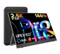 UPERFECT Écran Portable 2,5K 144Hz 16 Pouces QLED 100% DCI-P3, QHD 400 Nits FreeSync, USB-C & HDMI, Utilisez-Le comme Second Écran pour Laptop PC Consoles de Jeux, Compatible VESA