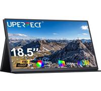 UPERFECT Écran portable IPS Full HD 18,5 pouces 1080P, rapport de contraste 1200:1 | 100 % sRVB | Vitesse de réponse de 14 ms