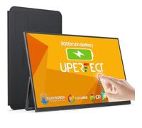 UPERFECT Écran Portable Tactile avec 8000mAh Batterie, Moniteur Mobile 15,6 Pouces 125% sRGB 2000:1 1920x1080 FHD IPS Display USB C Affichage pour Laptop/PC/Phone/Console de Jeu, Montage VESA