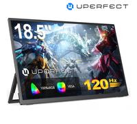 UPERFECT Moniteur de jeu portable 18,5" 120 Hz avec écran IPS Full HD mat 1920 x 1080, USB-C, Mini HDMI, pour ordinateur portable, PC, téléphone portable, PS4/5, Xbox, Raspberry Pi, écran portable com