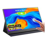 UPERFECT Moniteur Portable Tactile avec Batterie, Écran Portable 15,6 Pouces 1920x1080 FHD IPS Display USB C Affichage pour Laptop/PC/Switch/PS4-5/Xbo/Raspb Pi, Boîtier Métallique, Montage VESA