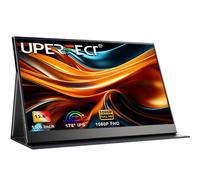 UPERFECT Portable Monitor 15.6 inch 1080 FHD IPS Monitor with Mini HDMI/Type-C, USB-C Monitor with Dual Built-in Speaker and VESA Hole, Smart Cover, External Screen for Laptop/PC/Mac/ PS3/4/5/ Phone