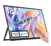 UPERFECT Touch 18,5 pouces moniteur de jeu portable 120Hz avec VESA trou et support arrière Ultra-mince écran étendu HDMI USB-C FHD HDR écran tactile pour ordinateur portable Mac PC Surface PS5 Xbox