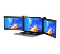 UPERFECT Z 14 - Extension de moniteur pour ordinateur portable à trois écrans Station de travail portable à triple affichage