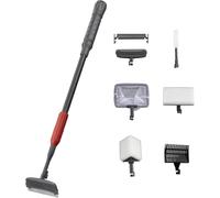 UPETTOOLS Outil de nettoyage 6 en 1 pour aquarium - Grattoir à algues, tampon à récurer réglable à long manche - Kit de nettoyage 6 en 1 (outils de nettoyage 6 en 1)