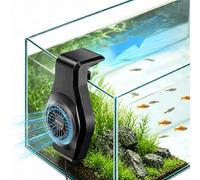 UPETTOOLS Ventilateur de refroidissement pour aquarium silencieux avec 2 vitesses réglables et un port USB, petit ventilateur de refroidissement pour aquarium Axolotl d'eau douce et d'eau de mer (10,9
