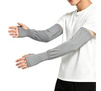 UPF 50 Plus Sun Protection - Arm Sleeves Breathable Cooling Compression Fabric Design with Moisture Wicking Effect for Sports and Heat Shield Coverage Suitable for Golf Baseball Cycling Running