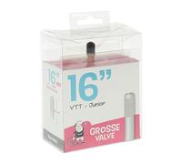 UPFIT - Chambre à air 16 Pouces pour vélo (VTT Junior) - Grosse Valve Standard (Longueur de la Valve 28mm) -Dimensions Chambre à air 16 x 1,5-2- Compatible avec Pneu 16" (draisienne, Trottinette)