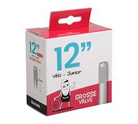 UPFIT - Chambres à air pour vélo,Roues de Trottinette - Chambre à air 12 Pouces pour vélo (VTT Junior) - Grosse Valve - Dimensions Chambre à air 12 x 1,75-2,125 - Draisienne, Trottinette