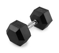 UpForm Haltère hexagonale en fonte caoutchoutée 17,5 kg