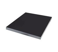 UpGBRF Feuille Phénolique De Bakélite PCB Plaque De Bakélite Panneau De Résine Noir Convient Aux Installations Électriques, 25cm X 25cm,Thickness:6mm