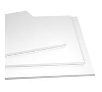 UpGBRF Plaque PVC Rigide Plaque Coupé PVC Rigide Panneau De Chlorure De Polyvinyle Blanc pour Publicité Industrielle, Différentes Spécifications,Thick:5mm,100mm x 100mm