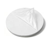 UpGBRF Plaque PVC Rond Blanc Panneau De Chlorure De Polyvinyle Dia20Cm | Joint PVC Rigide Circulaire Blanc, Joints De Bride À Rainure, Diamètre 20Cm