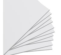 UpGBRF Polypropylene Plaque Feuilles PP Plaques Givré Rigides en Polypropylène Blanc pour Les Panneaux D'affichage, Épaisseur 0,6 Mm,150mm x 200mm
