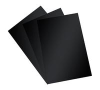 UpGBRF Polypropylene Plaque Feuilles PP Plaques Givré Rigides en Polypropylène Noir pour Coussinet De Rembourrage, Épaisseur 2 Mm,200mm x 200mm
