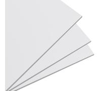 UpGBRF Polypropylene Plaque Feuilles PP Plaques Givré Rigides en Polypropylène pour Bloc-Notes, Épaisseur 0,4 Mm,Blanc,297mm x 420mm