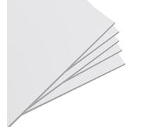 UpGBRF Polypropylene Plaque Feuilles PP Plaques Givré Rigides en Polypropylène pour Étagères De Rangement, Épaisseur 0,8 Mm,Blanc,210mm x 148mm