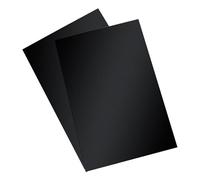 UpGBRF Polypropylene Plaque Feuilles PP Plaques Givré Rigides en Polypropylène pour Fournitures De Bureau, Épaisseur 1,5 Mm,Noir,250mm x 300mm