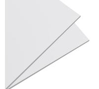 UpGBRF Polypropylene Plaque Feuilles PP Plaques Givré Rigides en Polypropylène pour La Fabrication D'objets Artisanaux, Épaisseur 2 Mm,Blanc,250mm x 300mm