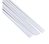 UpGBRF Tige en Plastique ABS Barre Ronde ABS Matériau Solide Convient pour La Construction Artisanale, Longueur 50cm,10pcs,Diameter:4mm