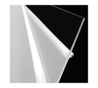 UpGBRF Transparente Plaque PVC Rigide Plaque Coupé PVC Rigide Panneau De Chlorure De Polyvinyle pour Panneau D'affichage, Épaisseur 5Mm,100mm x 100mm