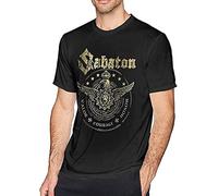 UPgentMMD Sabaton Mens Black Comfortable Tshirt Black XL