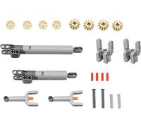 UpGLeuch Kit de pièces de rechange Technique Pompe hydraulique pour Major Technique Major Technique Kit de modélisme Pompe pneumatique Pièces de serrage Pièces Technic Pompe à air Engrenages et axes