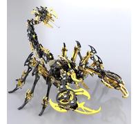 UpGLeuch Puzzle 3D en métal coloré pour adultes, modèle mécanique 3D en métal pour adultes avec jeu d'outils, kit de modélisation en métal 3D, jouet de bureau, cadeaux