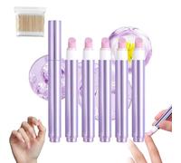 Upgrade 3-in-1 Nail Care Pen, Cuticle Oil Pen for Nails, Cuticle Pusher Nail Oil Pen with Ceramic Tip for Hangnails, Dry & Damaged Nails, Moisturize Strengthen Brighten Nails Care (5)