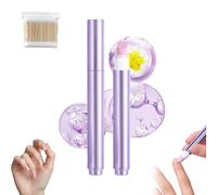 Upgrade 3-in-1 Nail Care Pen, Cuticle Oil Pen for Nails, Cuticle Pusher Nail Oil Pen with Ceramic Tip for Hangnails, Dry & Damaged Nails, Moisturize Strengthen Brighten Nails Care (1)