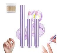 Upgrade 3-in-1 Nail Care Pen, Cuticle Oil Pen for Nails, Cuticle Pusher Nail Oil Pen with Ceramic Tip for Hangnails, Dry & Damaged Nails, Moisturize Strengthen Brighten Nails Care (2)