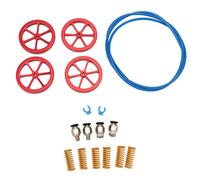 Upgrade 3D Printer Kit PTFE Tubing 4 Hand Twist Leveling Nuts Springs PC4 to M6 M10 Fittings Complete Printer Upgrades