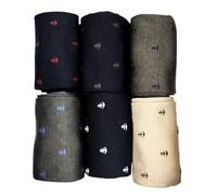 UPGRADE 3STYLE Chaussettes longues homme fil d'Écosse élégantes originales businnes unisexe rayures pois marin ancre, ASSORTIMENT 9, Taglia unica Tall
