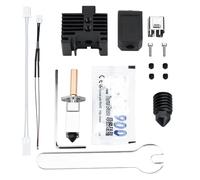 Upgrade disjoncteur thermique bimétallique extrémité chaude plaqué cuivre bloc chauffant céramique thermistance trempé buse en acier 0.4 compatible avec bambulab X1 / X1 Carbon combo p1p imprimante 3D