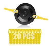 【Upgrade 】Disque à double lame pour taille-bordures à batterie Bosch ART 26 | Série ART 23, disques de rechange, accessoires, 20 pièces