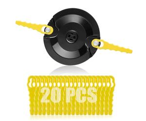 【Upgrade 】Disque à double lame pour taille-bordures à batterie Bosch ART 26 | Série ART 23, disques de rechange, accessoires, 20 pièces