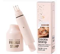 Upgrade Faux Freckle Stamp Pen, Waterproof and Long-Lasting Quick Dry Lifelike Magic Freckles Stamp for Natural, Face Freckle Makeup for with 5-Point Multi-Prong Precision Stamp Head (2# MEDIUM)