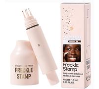 Upgrade Faux Freckle Stamp Pen, Waterproof and Long-Lasting Quick Dry Lifelike Magic Freckles Stamp for Natural, Face Freckle Makeup for with 5-Point Multi-Prong Precision Stamp Head (4# ESPRESSO)