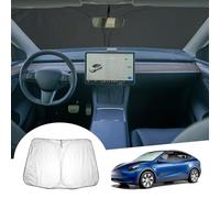 [Upgrade] GAFAT 2017-2027 Tesla Model Y Juniper/Model 3 Highland Protection Solaire Pare-Brise Avant, Tesla Y Standard Premium 2026 Accessoires, Pare-Soleil Paresole, Refroidissement, Protection UV