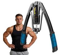 Upgrade Hydraulic Power Twister, Adjustable 22-440lbs Twister Arm Exerciser with Stretchable Handle, Arm Exercise Chest Workout Equipment Home Gym for Men Women (Blue)