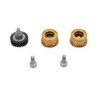 Upgrade k1 Extruder,k1 Double Bearing Gear Upgrade Kit Hardened Steel DLC Gold Reduction Gear,All Metal Filament Drive Extruder Gear