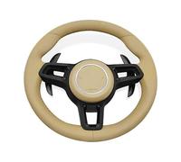 Upgrade Leather Steering Wheel Compatible For Porsche Cayenne Boxster Panamera Cayman 911 991 970 997 718 Steering Wheel Plug and Play(Style 8)