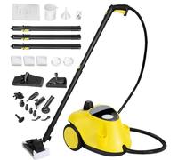 Upgrade Nettoyeur Vapeur 2100 W avec 29 Accessoires, Appareil Vapeur Polyvalent avec Réservoir 2,1 L, Pression 5 bar, Kit Sol & Buses, Alerte Eau Basse, pour Tapis, Carrelage, Vitres, Sols