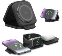 [Upgrade Qi2] Magsafe Induction Iphone Charger - Universal 25w Max Charging Station Apple Samsung Xiaomi 3 In 1 Wireless Charger Iphone 16 15 14 13 12 11 X Xs Xr 8 Series, Apple Watch 10-2 Series