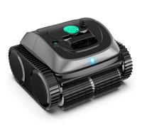 (Upgrade) Robot Piscine Sans Fil WYBOT C1-01 Robot Piscine pour Piscines Enterrées & Hors Sol - Nettoyeur 4-en-1 Paroi & Ligne d'Eau 150min/150m², Navigation Intelligente, App-Gris foncé vert