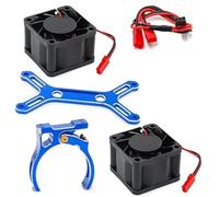 Upgrade Voiture Rc pour Traxxas pour X-maxx 6S 8S pour Arrma pour KRATON pour Outcast 1/5 Double Ventilateur Refroidissement Métal Dissipateur Thermique Voiture RC 4985 1717
