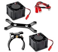Upgrade Voiture Rc pour Traxxas pour X-maxx 6S 8S pour Arrma pour KRATON pour Outcast 1/5 Double Ventilateur Refroidissement Métal Dissipateur Thermique Voiture RC 4985 1717