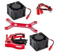 Upgrade Voiture Rc pour Traxxas pour X-maxx 6S 8S pour Arrma pour KRATON pour Outcast 1/5 Double Ventilateur Refroidissement Métal Dissipateur Thermique Voiture RC 4985 1717