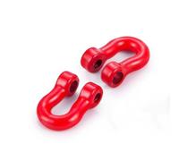 Upgrade Voiture Rc pour TRX-4M pour Bronco pour Defender 1/18 RC Crawler Car Model Parts 2Pcs Metal Bumper Trailer Hooks Rescue Tow Shackles